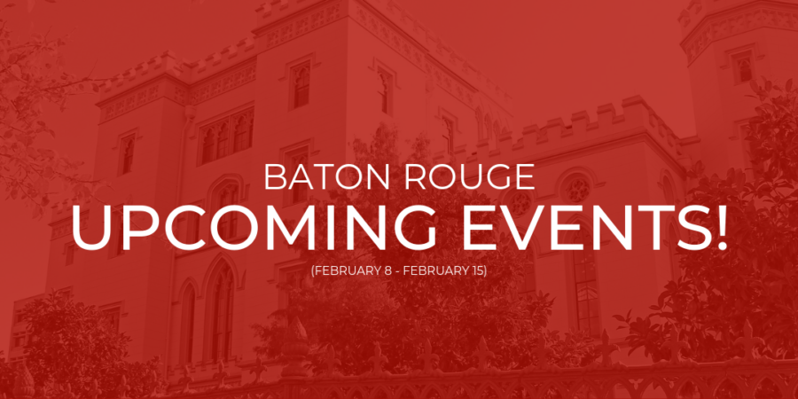 Looking for fun things to do this week in Baton Rouge? Check out this list for fun events happening this week around town!