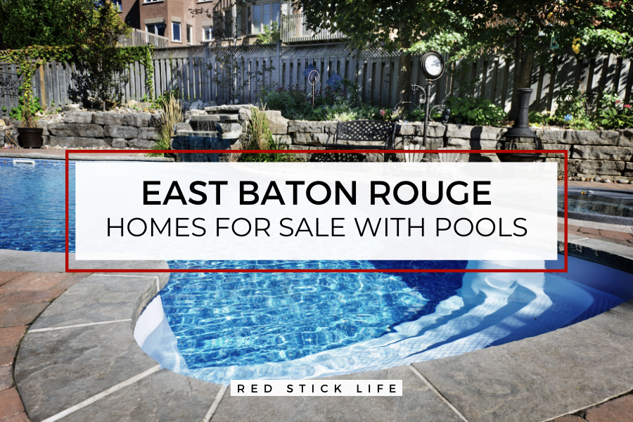 Looking for a home with a pool in East Baton Rouge? Check out these current listings of homes for sale with a pool!