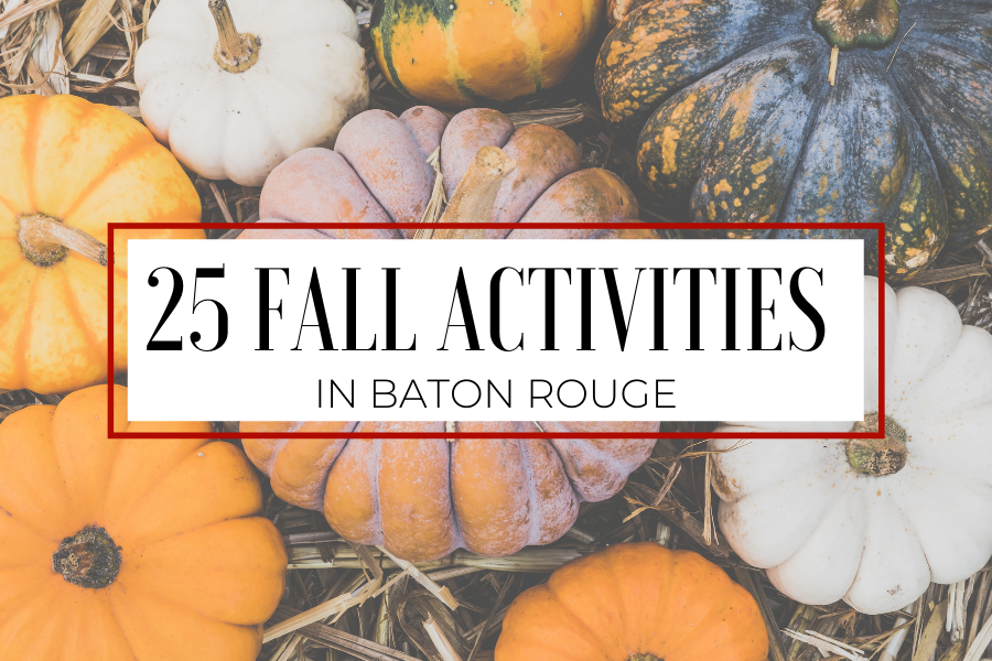 With spooky season offically here and Fall weather (hopefully) coming soon, here's how to enjoy it with some fun activities in/around the Baton Rouge area!