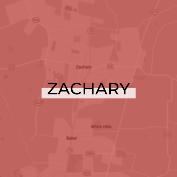 Zachary is a city in East Baton Rouge Parish, Louisiana. Want to read more about Zachary? See the map, more facts, highlights, and current homes for sale here.